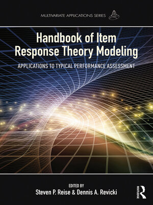 cover image of Handbook of Item Response Theory Modeling